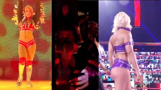 WWE Mandy Rose WORSHIPS big black cock Splitscreen EDIT PMV