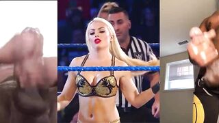 WWE Mandy Rose WORSHIPS big black cock Splitscreen EDIT PMV