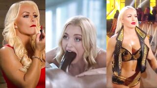 WWE Mandy Rose WORSHIPS big black cock Splitscreen EDIT PMV