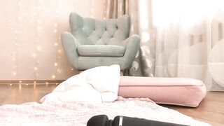 Dark Haired Maya with vibrator inside her booty