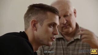 DADDY4K. Enticing Girl copulates with BFs handsome daddy into bedroom