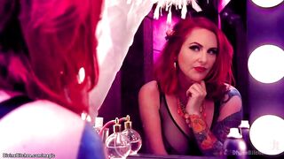 3 MILFs pegging feminized sub
