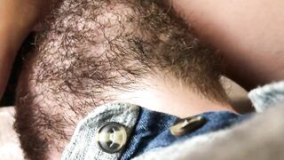 I sit on a bearded face