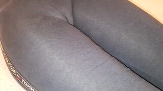 Touching Cameltoe pants
