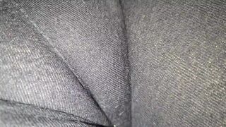 Touching Cameltoe pants