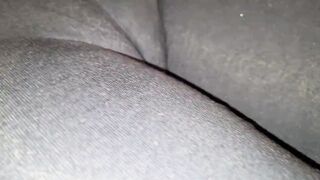 Touching Cameltoe pants