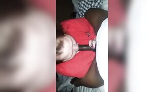SSBBW blowing and deepthroating a long long african penis
