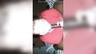 SSBBW blowing and deepthroating a long long african penis
