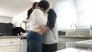 BBW ex-wife gets fuck into the kitchen - Susers2