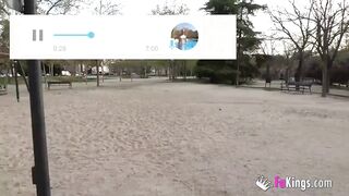 They agreed to be recorded inside the park after being