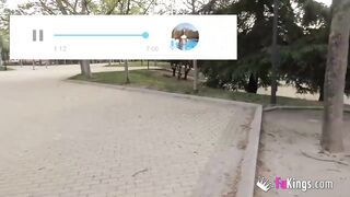 They agreed to be recorded inside the park after being