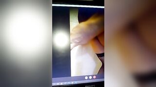 Eggplant inside the booty of japanese sub