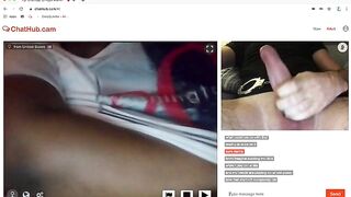 Fat whore ride her sex toy for me on webcam