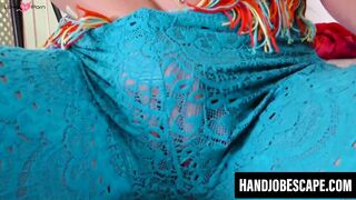 Petite Bombshell Allie Addision Gives You A Hand Job To Remember
