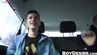 Twink Throat Fuck Frenzy - Anal Triple Penetration Orgy with Facial Finish