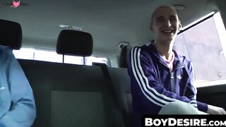 Twink Throat Fuck Frenzy - Anal Triple Penetration Orgy with Facial Finish