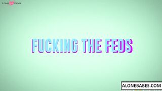 Fucking The Feds - Busty Blonde MILF Gives A Wild Ride To Her Cop Lover