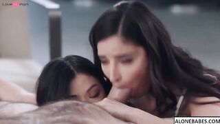 Birthday Surprise Party with Lula Chu & Emily Willis - POV Sex Scene