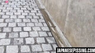 Japanese Blushing Belles - Behind The Scenes Footage of Peeing Beauties