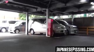 Japanese Blushing Belles - Behind The Scenes Footage of Peeing Beauties