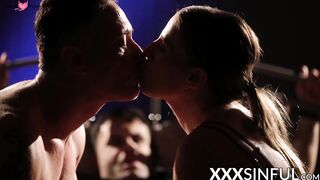 Evelein Delia's Milking Boobs - Double Whammy Blowjob & Doggy Style Fucking