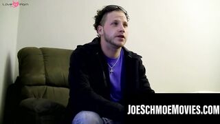 Point-Of View Blow Job Session With Huge Facial For Hot Guy Named Joe
