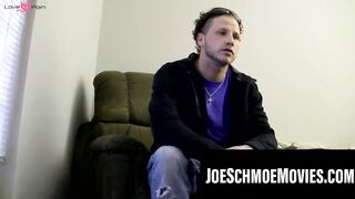 Point-Of View Blow Job Session With Huge Facial For Hot Guy Named Joe