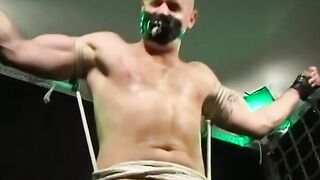 Bondage Babe Fucked Hard With Rope And Blindfolded By Dominant Older Man