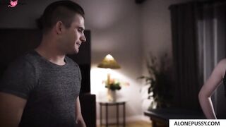 Big Boobed MILF Chanel Preston Gets Sloppy Blowjob From Evelyn Claire And A Huge Facial! POV BJ