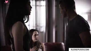 Big Boobed MILF Chanel Preston Gets Sloppy Blowjob From Evelyn Claire And A Huge Facial! POV BJ