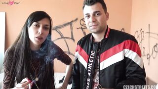 Hot Gypsy Babe Gives Blowjob & Rides Dick To A Wild Orgasmic Finish