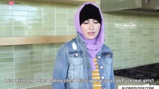 Angelina Red's Striptease - Erotic Dance in Hijab with Teasing Removal Reveal
