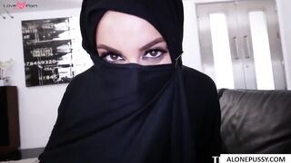 Victorias June - Busty Arab Teen Violating Her Religion With A Big Black Dick