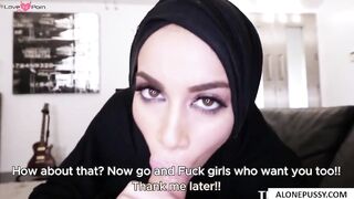 Victorias June - Busty Arab Teen Violating Her Religion With A Big Black Dick