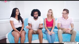 Sophie Leone & Payton Avery - Step-sis' Hot Lesbian Threesome