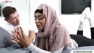 Hijabi Step-Sis Milu Blazes Fucks Her Stepsibling In Bed - Taboo Creampie