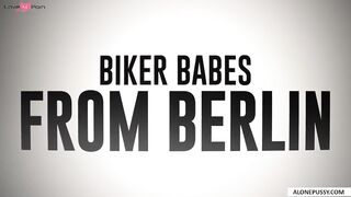 Bikers Babes From Berlin - Sexy Babe Rides A Motorcycle And Gets Fucked Hard