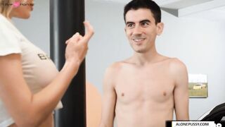 Busty Babe Amber Jaynes Fucks Jordi El Nino Polla in Wet & Wild Brazzer Scene
