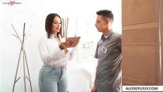 Hot MILF Teacher Fucks Her Student's Ass While Hubby Is Away - Erin Electra