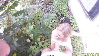 Blondie Babe Blows Best - POV Handjob with Facial Finish