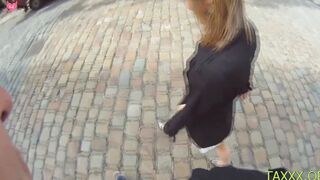 Blondie Babe Blows Best - POV Handjob with Facial Finish