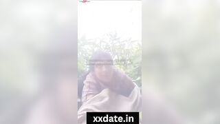 Chubby Milf Outdoors Fucks In Jungle - Hindi Talk & Moaning