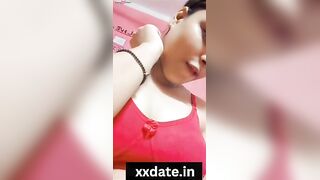 Desirable Desi Babe Strips Down To Reveal Her Sexy Boobies In A Sensual Way