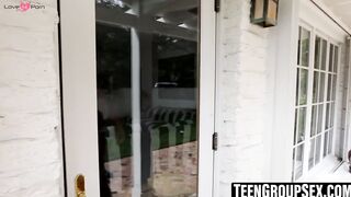 TeensGoPro - Blowjob Bonanza! Two Cuties Share A Huge Load
