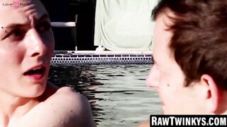 Raw Twinks' Wild Anal Threesome Adventure