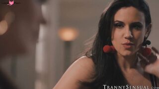 TS Natalie Mars Fucks Hardcore with Penny Barbar - PornPros