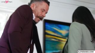 Three Way Thrill Ride - Hot MILF Sandra Shine & Alexis Crystal Fucked Hard By Hunk