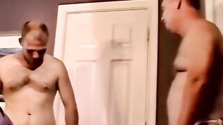 MATURE HUNK FUCKS YOUNGER GAY BOY IN A SEXUAL THREESOME