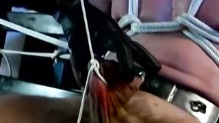Bondage Domination - BDSM Submissive Slave Gets Rough Anal Training