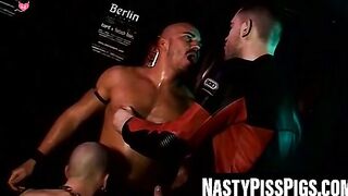 Throated - Huge Facial For Three Hot Guys In A Hardcore Anal Foursome